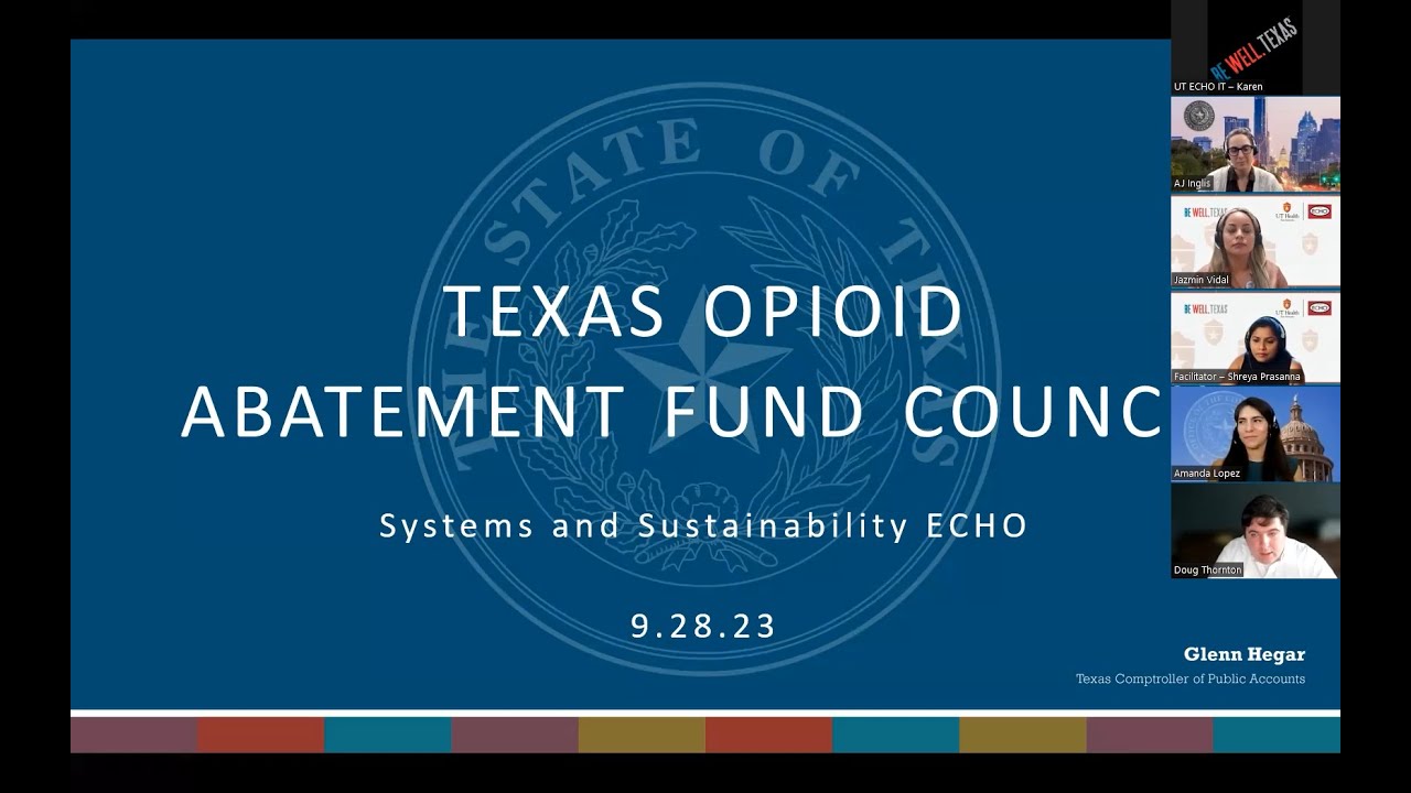 S&S ECHO -  September 28 - From Litigation to Impact: Building Opioid Abatement Initiatives in Texas