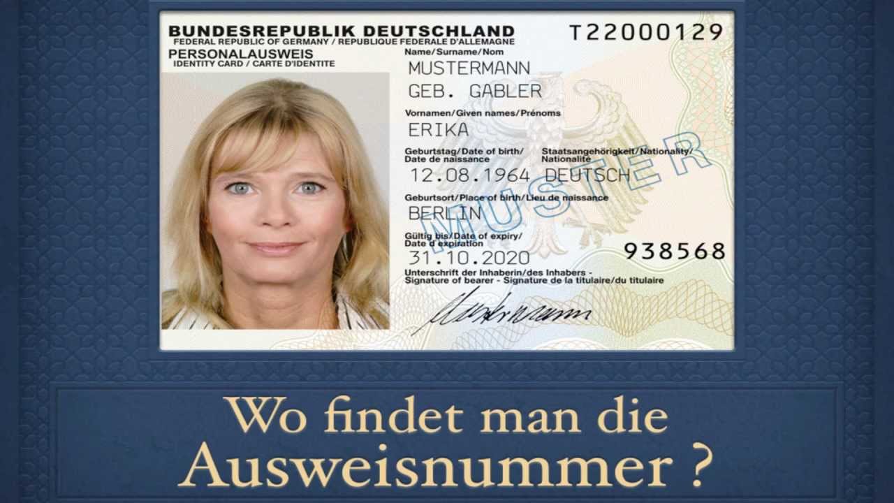 Wo ist die Ausweisnummer ? (beim neuen Personalausweis)