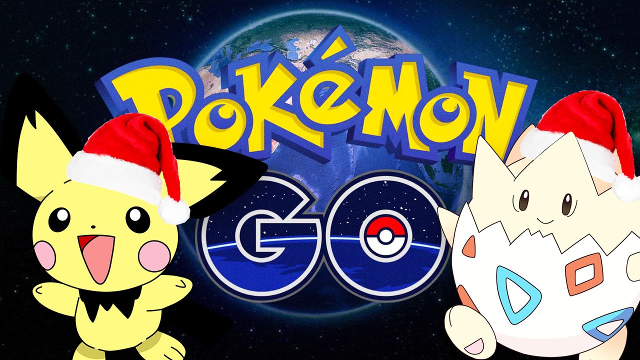 Pokemon Go Update for Christmas - Togepi! Pikachu in a Santa Hat!