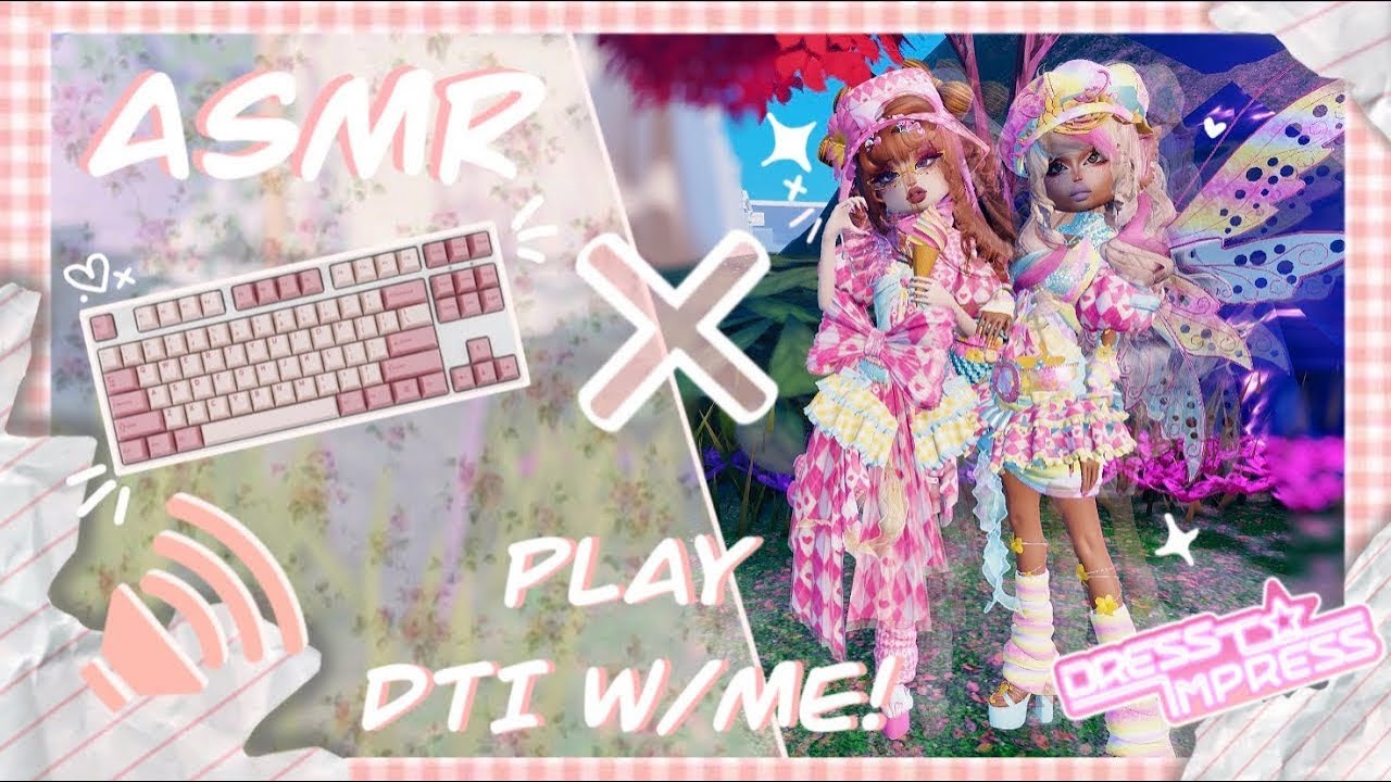 Play DTI with me+Keyboard ASMR!