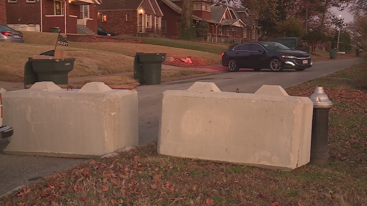Jennings installs concrete barriers on some streets, blocking access to and from St. Louis City