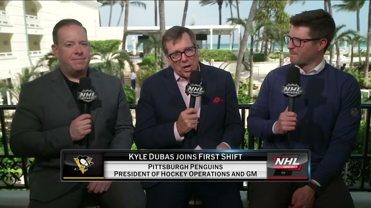Pittsburgh Penguins general manager Kyle Dubas joins First Shift from GM meetings
