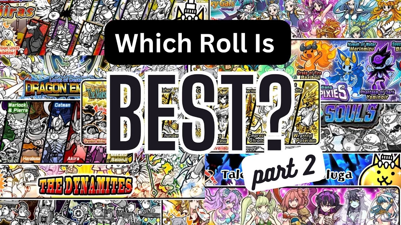 Battle Cats - Ranking All Uber Rare Sets from Worst to Best (part two)