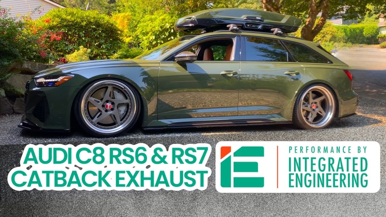 Установка выхлопной системы Catback для Audi RS6 — Integrated Engineering