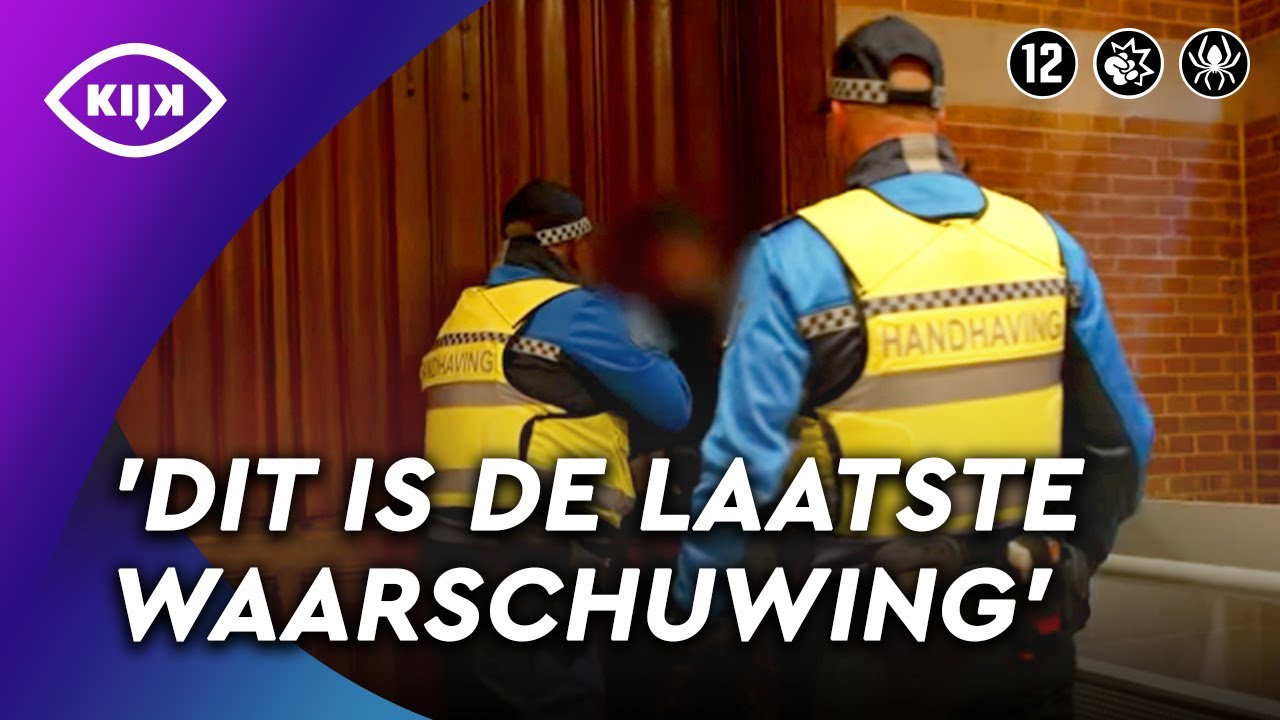 Agressieve STATIONSLAPER probeert te VLUCHTEN van handhavers | Overtreders | KIJK Misdaad