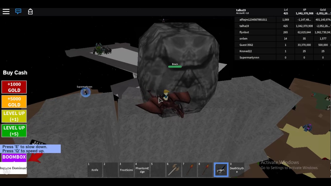 New Massive Huge monster in Roblox fight the monsters!!!!!!!! [READ DISCRIPTION]