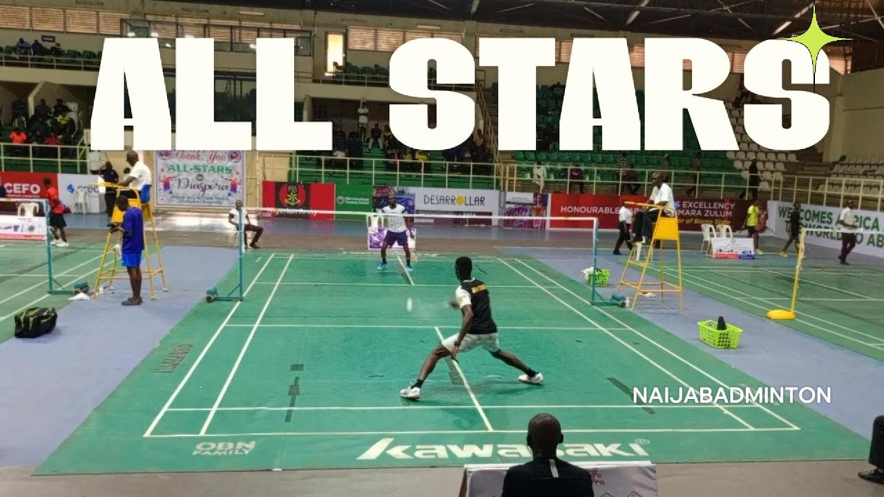Super INTENSE Badminton Men Singles Match | All Stars Badminton Tournament 🇳🇬🏸