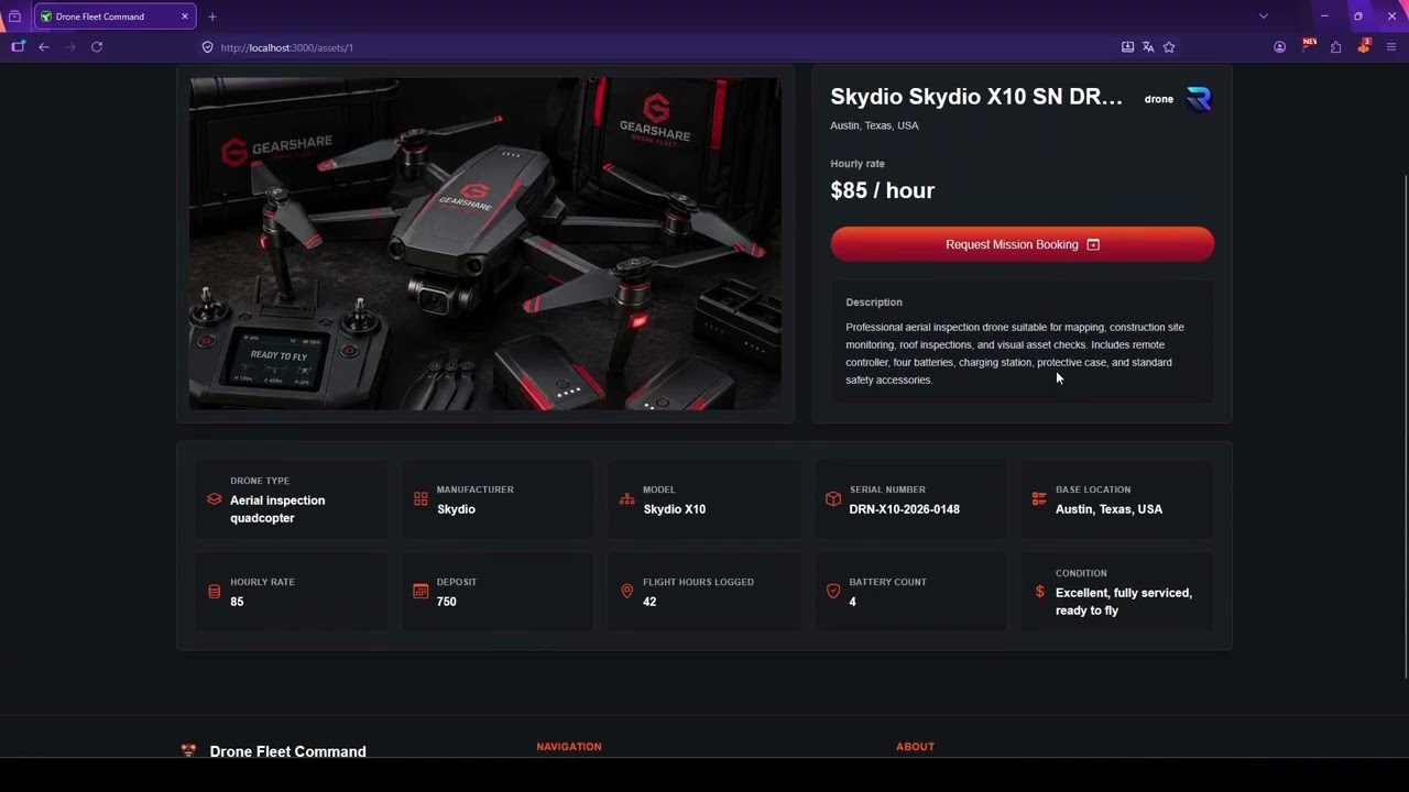 Build a Drone Fleet Web3 dApp with AI | Rentality Studio Demo