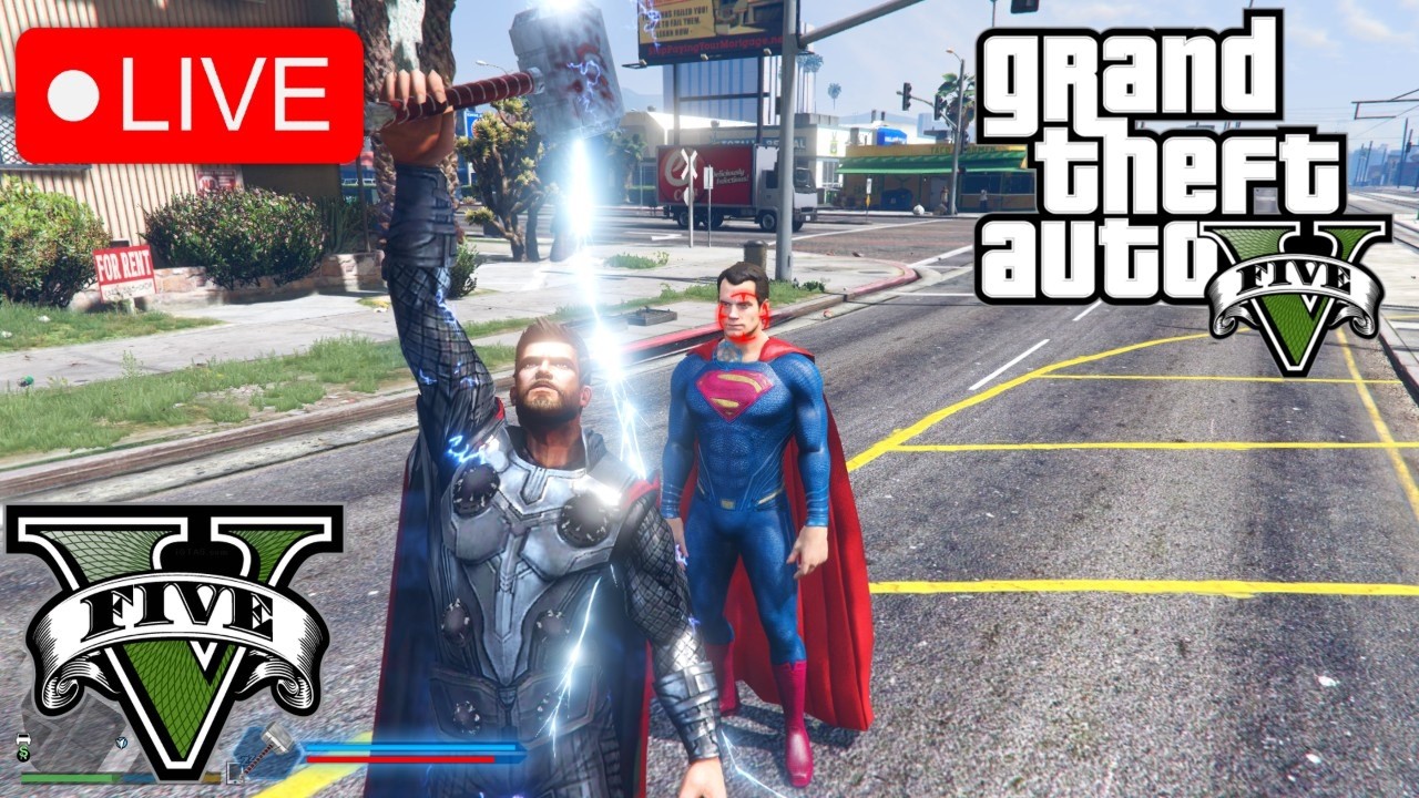🔴 LIVE - GTA 5 HULK DESTRUCTION Chaos! PART 5! 💥🔥Chaos #gta5 #gameplay
