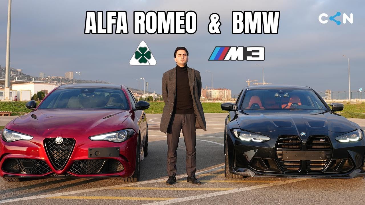 BMW M3 vs Alfa Romeo Giulia QV - Təkərdə #3