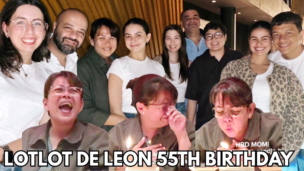 Lotlot De Leon 55th Birthday NAIYAK sa SORPRESA nina Janine Gutierrez Jericho Rosales at Monching