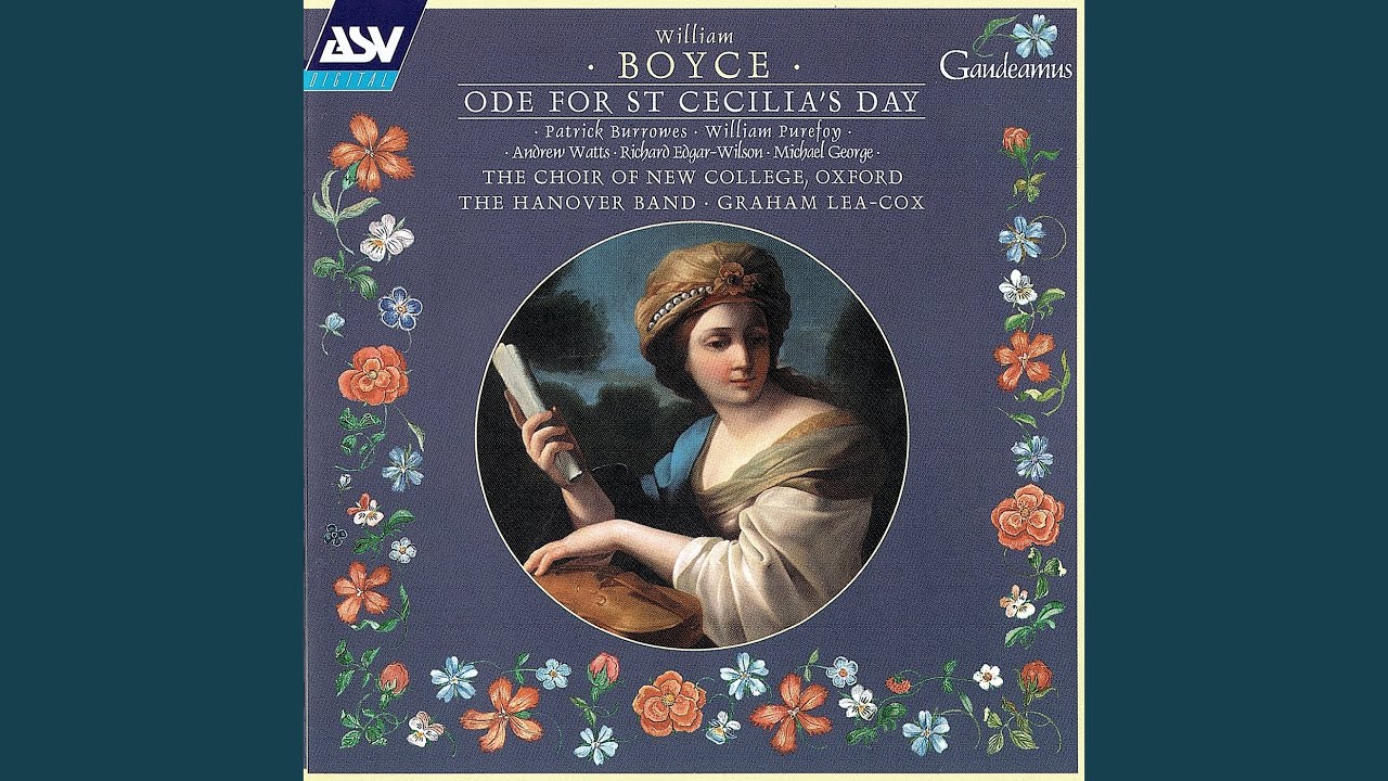 Boyce: Ode for St Cecilia's Day / Part 1: 5. Aria: When a Tender, Virtuous Passion