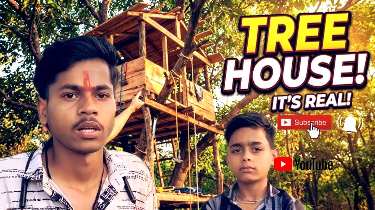 1 महीने में बनाया जंगल में ट्री हाउस Survival Challenge #treehouse#treehousebuild#survivalchallenge