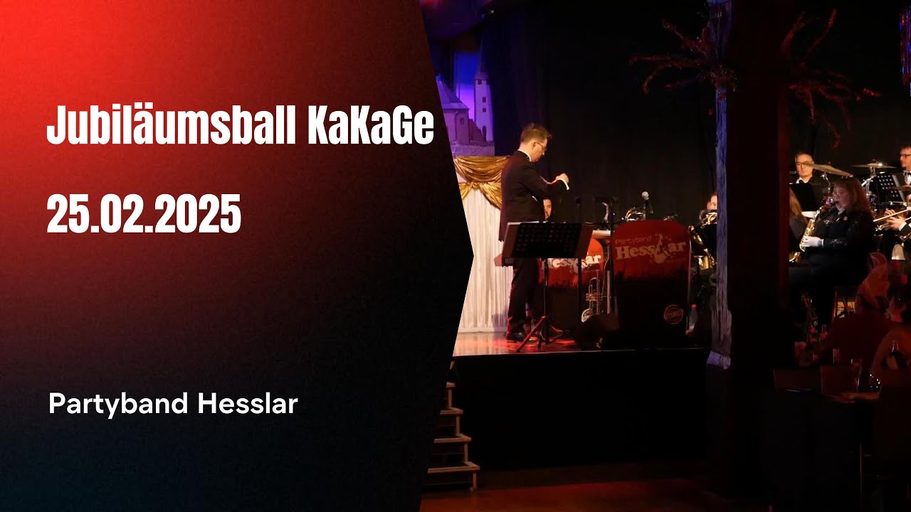 Partyband Hesslar - Jubil&auml;umsball KaKaGe - LIVE 2025