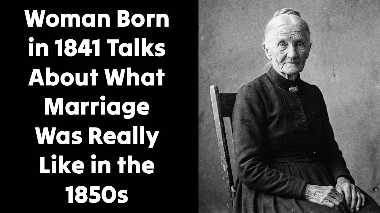 Woman Born in 1841 Talks About What Marriage Was Really Like in the 1850s