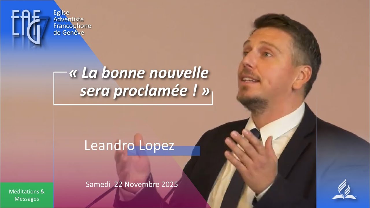 La bonne nouvelle sera proclamée ! | Leandro Lopez