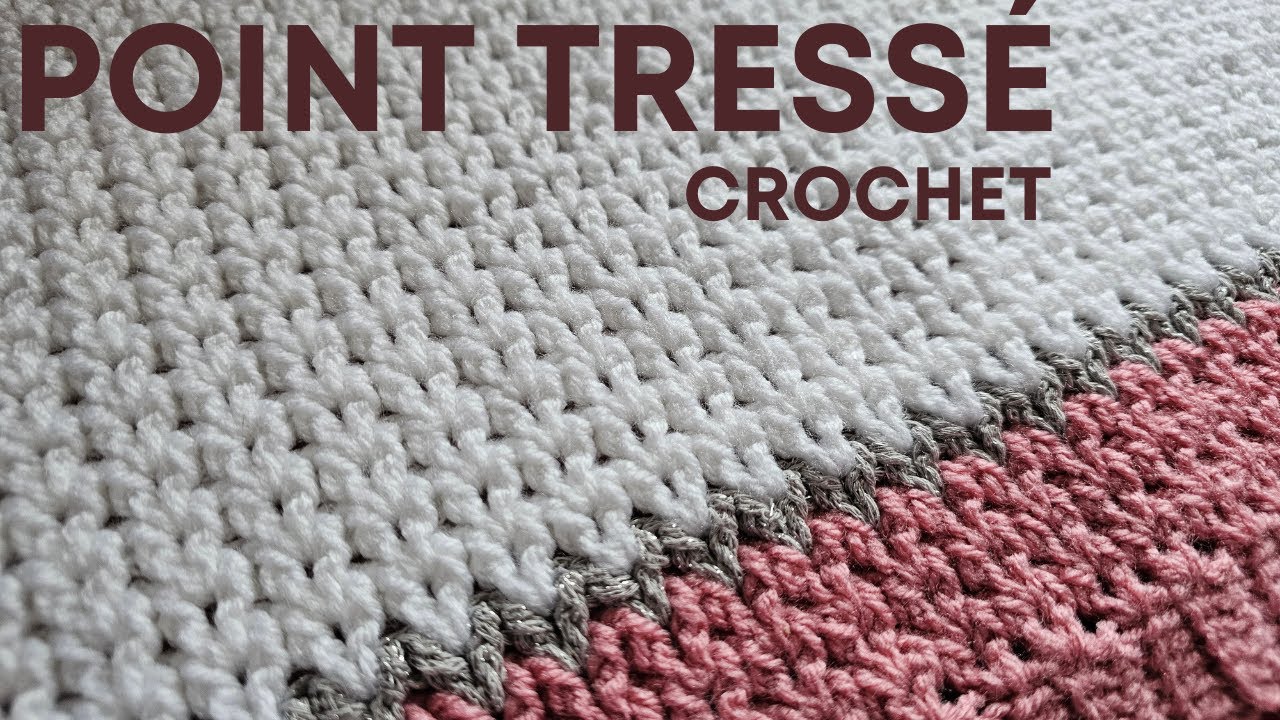 Point tresse au crochet 😍 Coup de cœur assuré 😍