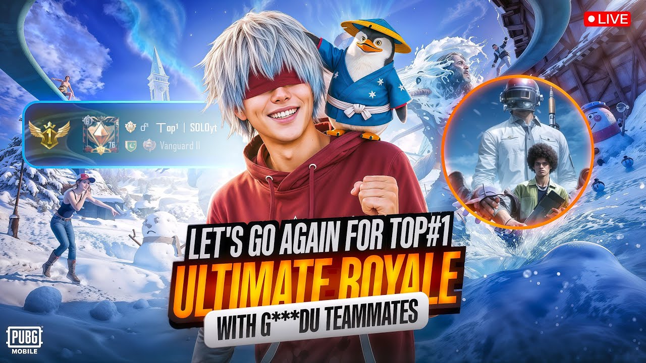 Let's Go For #1 In Ultimate Royale Solo Wins🔥 | SOLO DOMINATION | TOP1SOLO IS LIVE