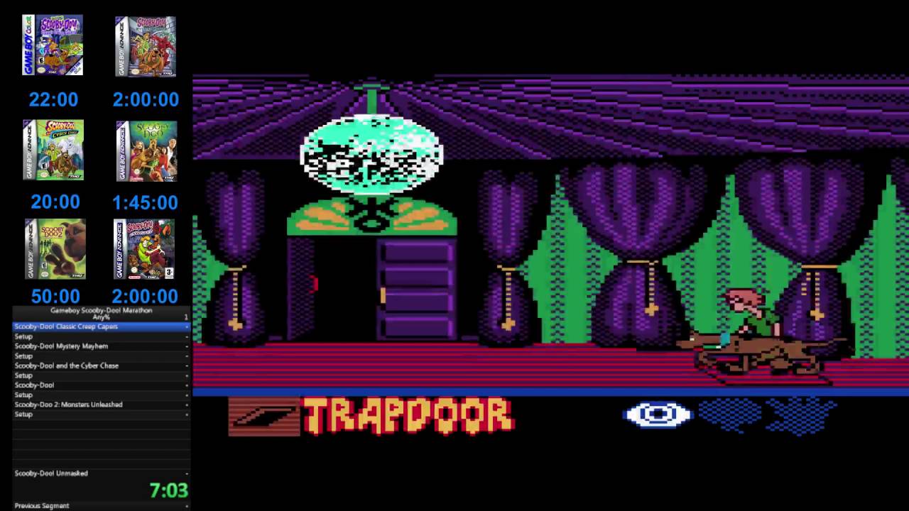 The Gameboy Scooby-Doo! Marathon Race