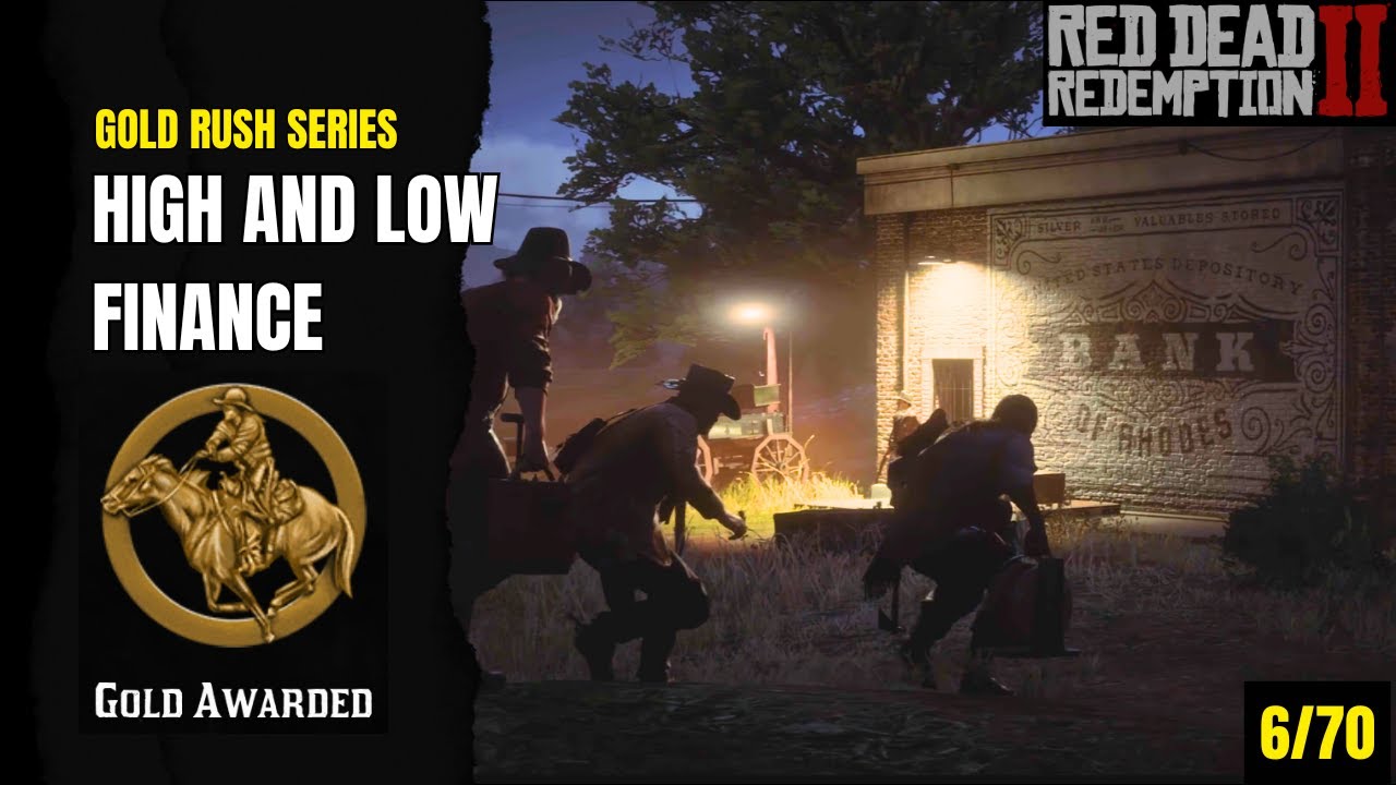 RDR2: Высокий и низкий уровень финансов | Золотая миссия | #rdr2 #rdr2missions #reddeadredemption2