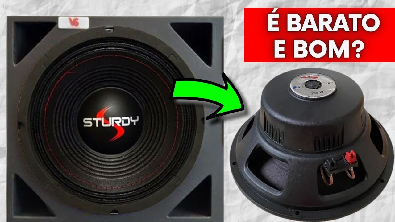 alto falante  mais barato do Brasil? Alto Falante Sturdy  -  #somautomotivo