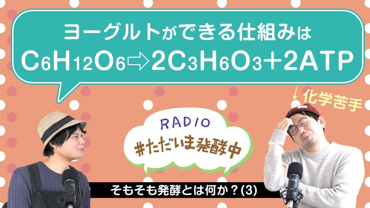 【#3】化学的見地から考える発酵作用　- そもそも発酵とは何か？ -   [ラジオ#ただいま発酵中]