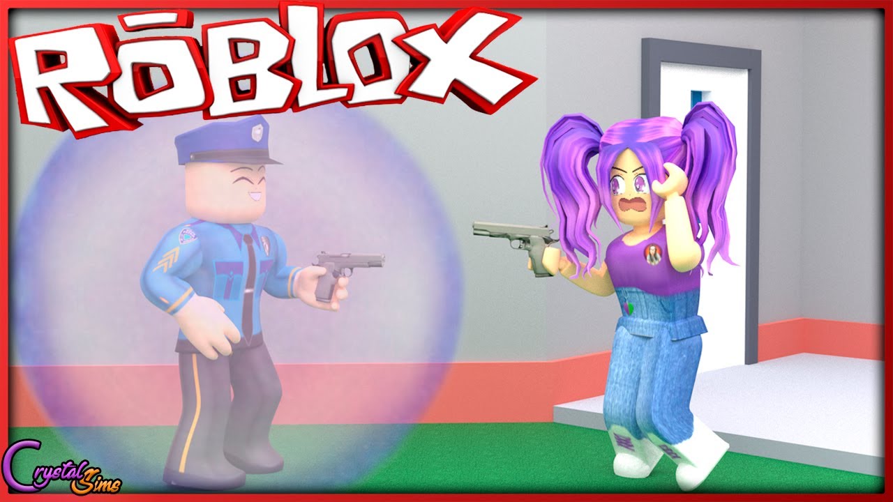 UN POLIC&Iacute;A MUY COBARDE ME PERSIGUE POR TODOS LADOS | JAILBREAK ROBLOX | CRYSTALSIMS