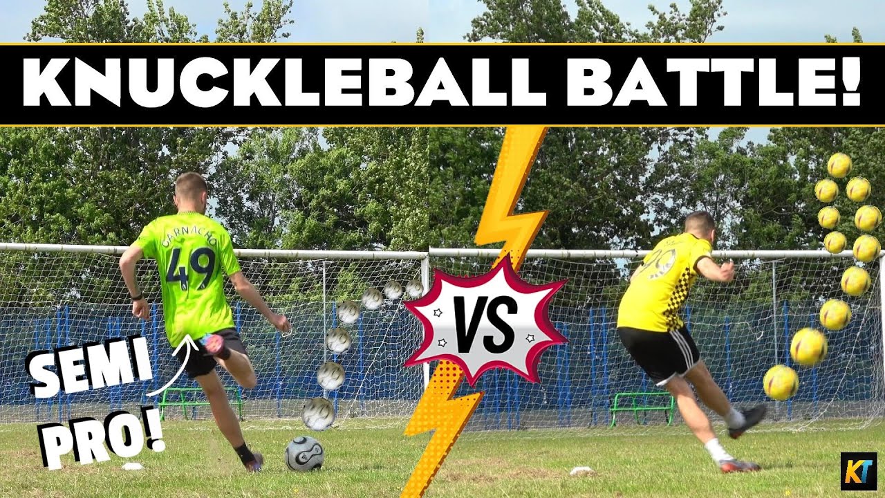 KNUCKLEBALL BATTLE #2 | Deadball, Movement, Top Spin & Dip Freekicks!