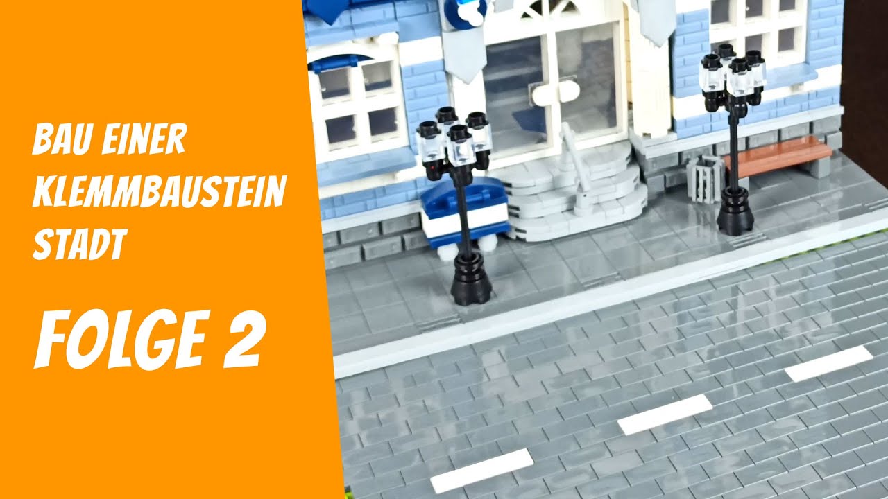 Bau einer Klemmbaustein Stadt - Folge 2: Entwurf der Straßen