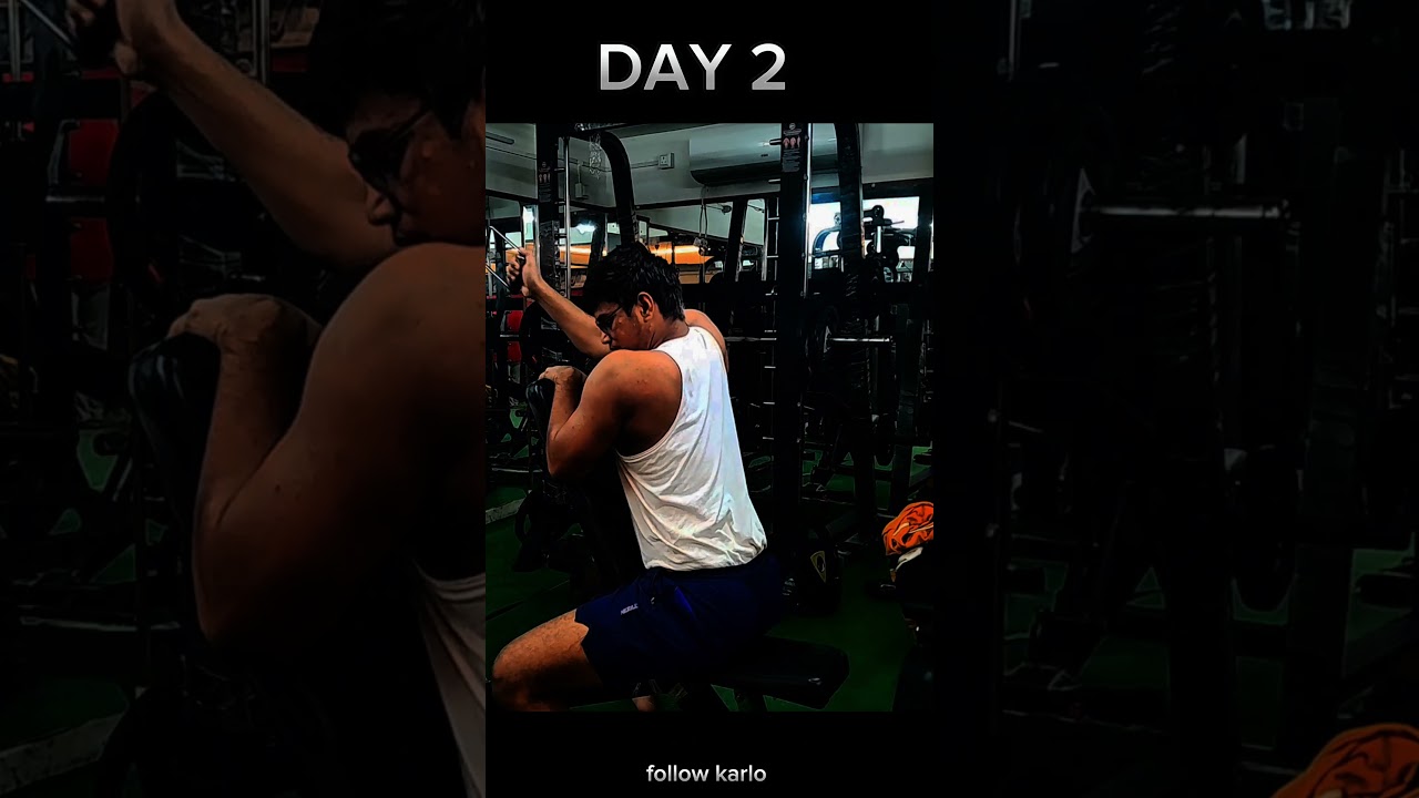 Day 2 of the 100 Days Challenge – Back & Biceps Power-Up! 💪🔥