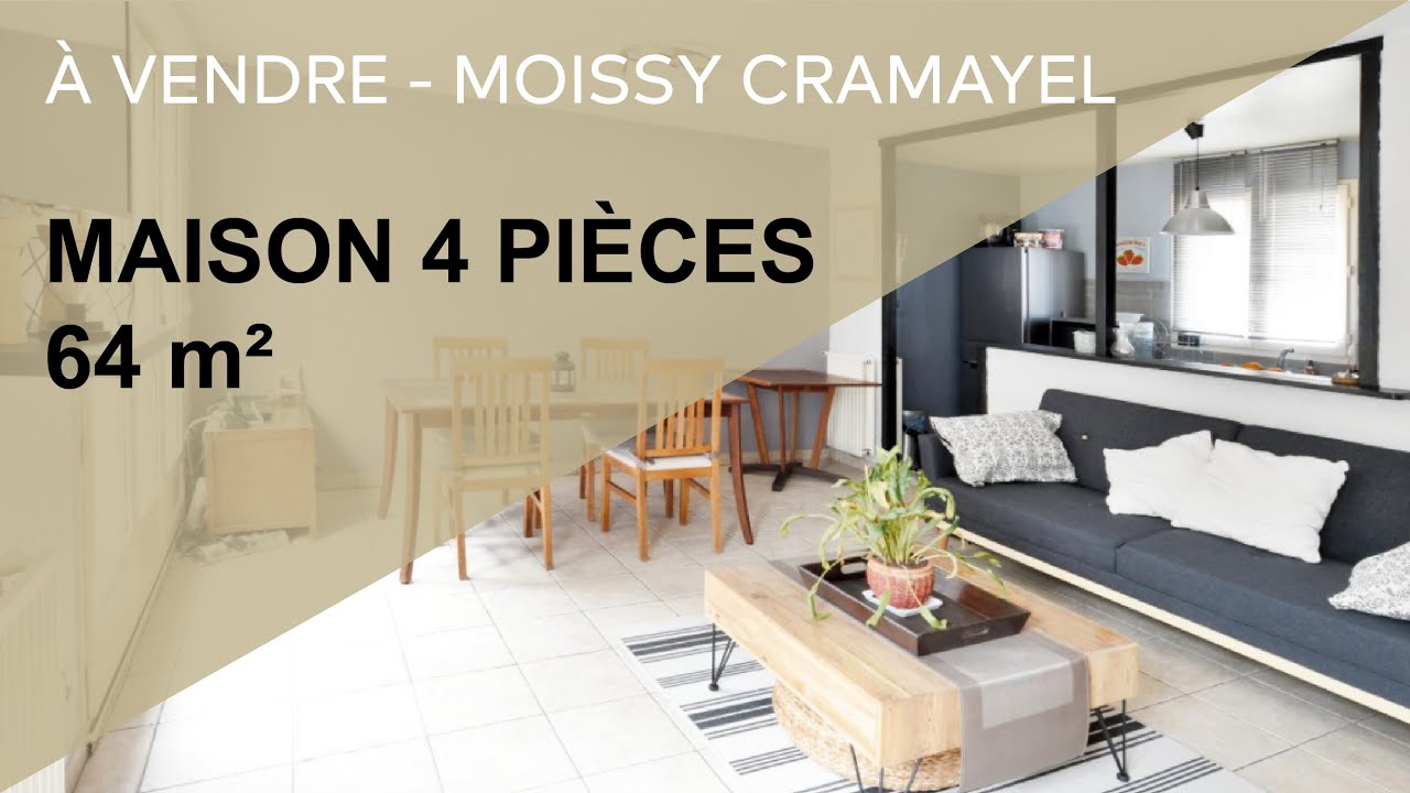 Maison 4 pièces 64m2  - Moissy Cramayel - Île de France - à vendre