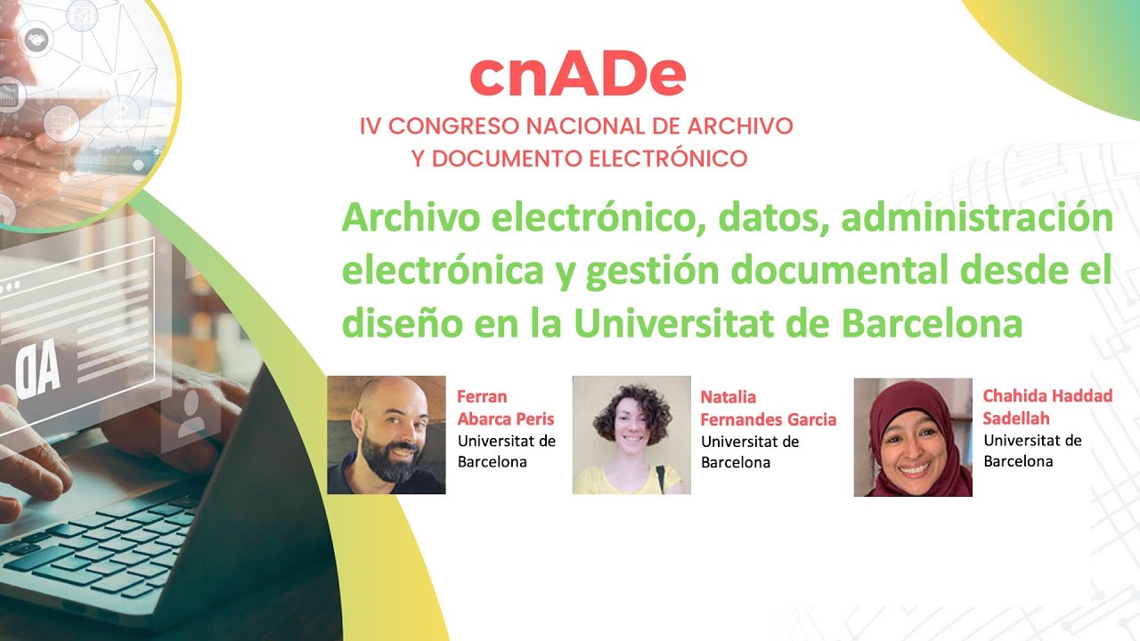 Archivo electrónico, datos, administración electrónica y gestión documental desde el diseño en