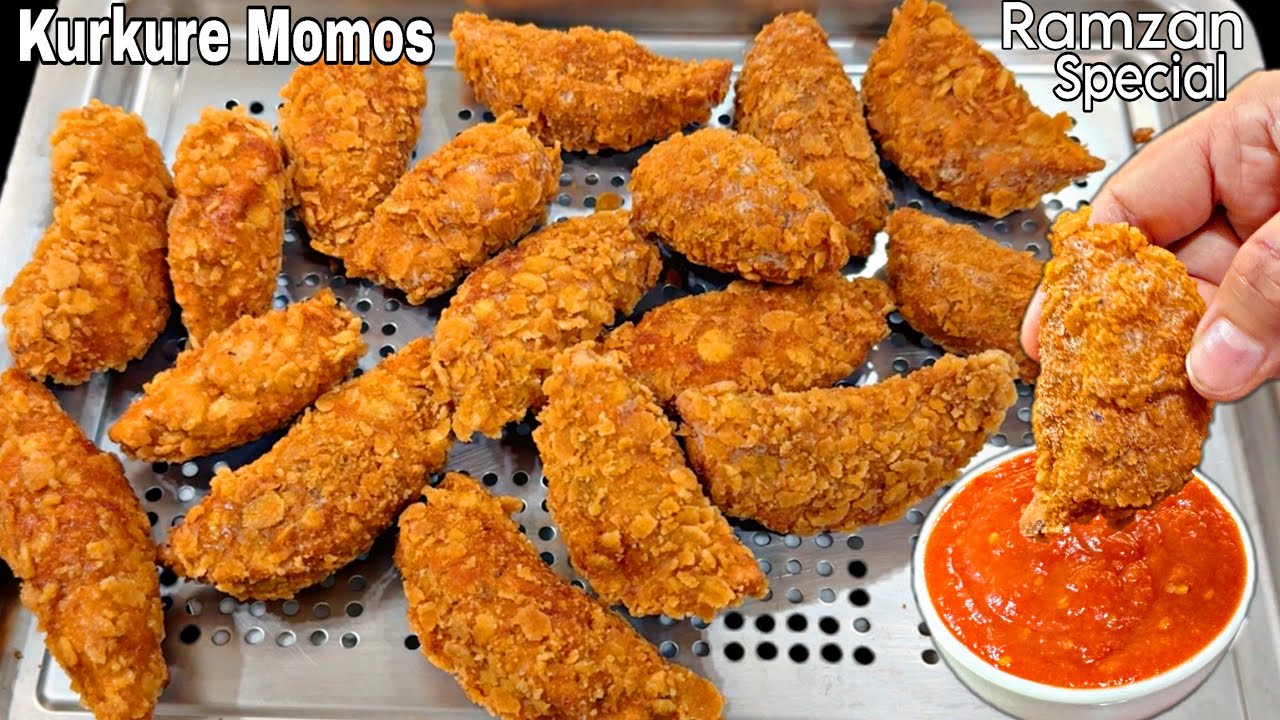 How To Make Chicken Momos At Home | Kurkure Momos Recipe | Momos Recipe | Ramzan Special Recipes 🌙