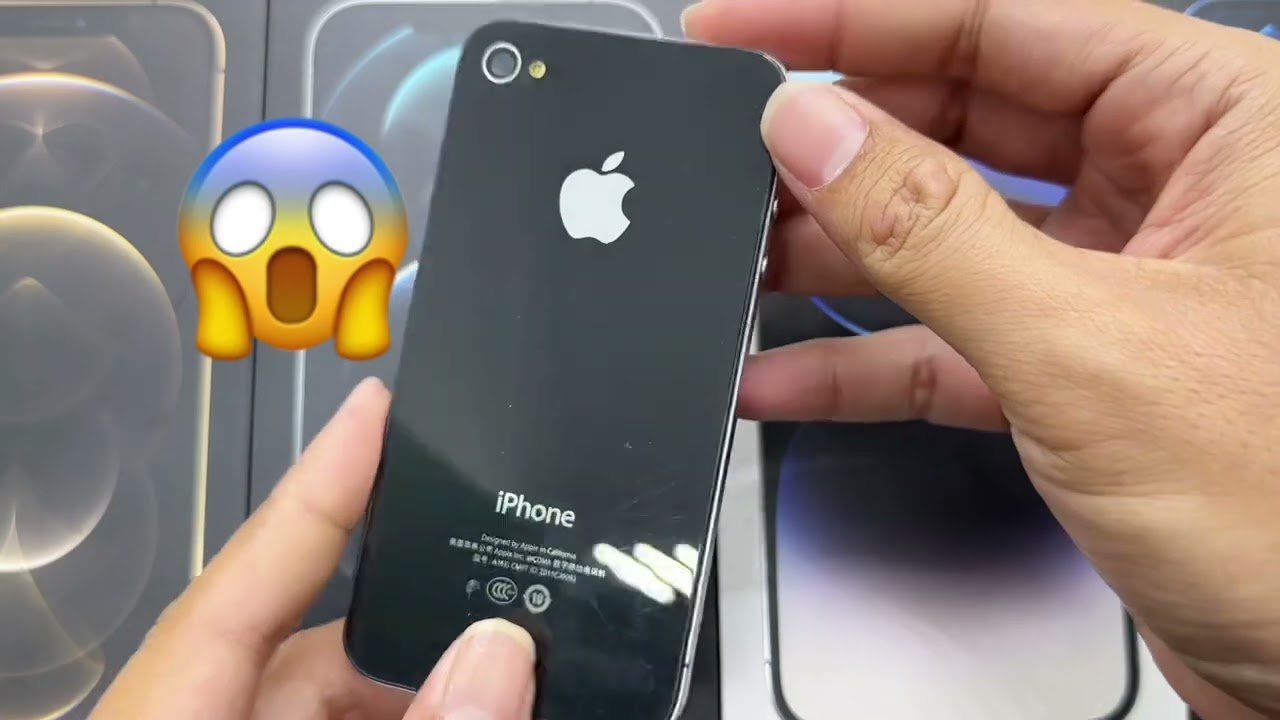 Unboxing iPhone 4 NO SIM card slots Super Rare #shorts