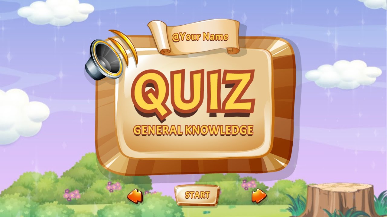 Free General Knowledge Quiz Question Challenge YouTube Video Template  - FlexClip