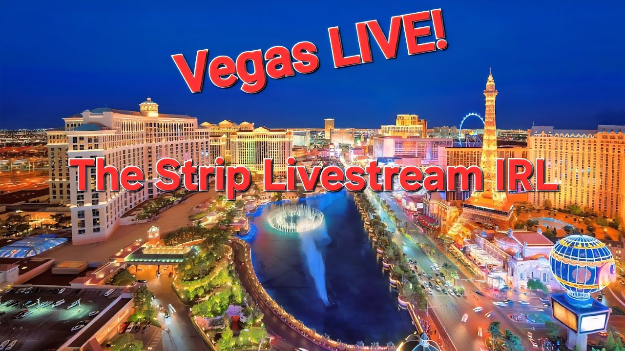 LIVE Las Vegas, The Strip, Heat in the Street, Livestream IRL