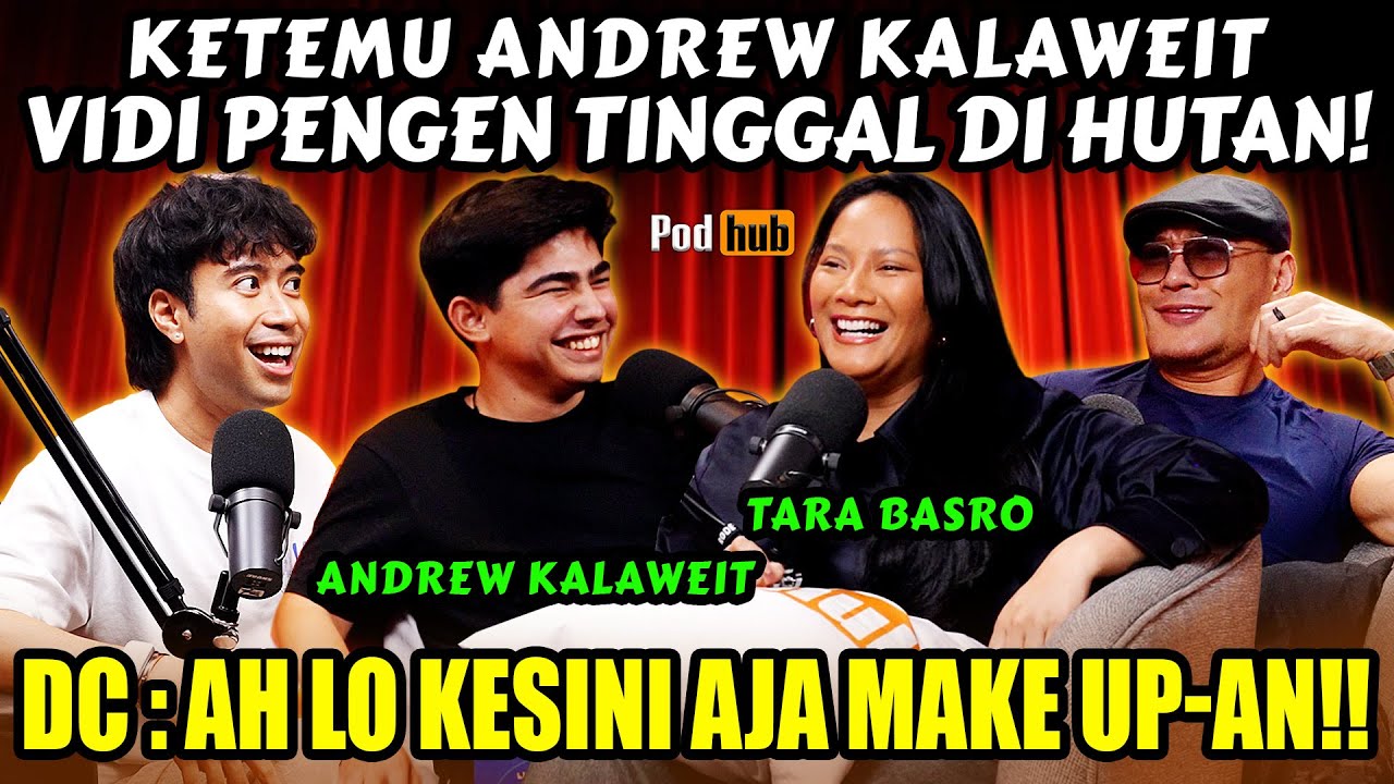 TARA BASRO, VIDI KE HUTAN? KE MALL AJA DEMAM🤣, ANDREW: YUK TINGGAL SAMA AKU DI HUTAN‼️-VIDI