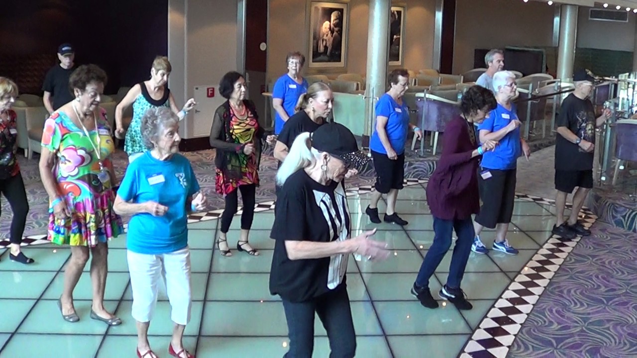 LLH SHUFFLE Line Dance (Roger Ingmire- USA) on the ALLURE OF THE SEAS