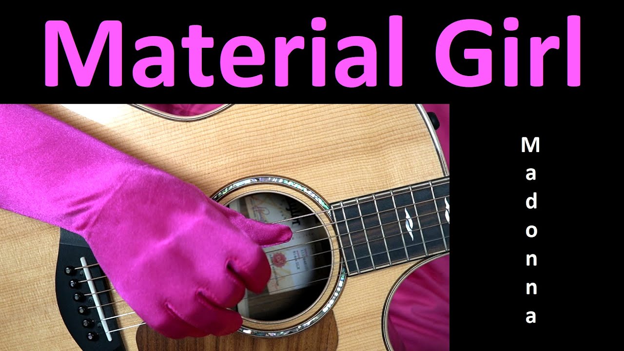 Material Girl (Madonna) - fingerstyle guitar cover by Robert Morandell