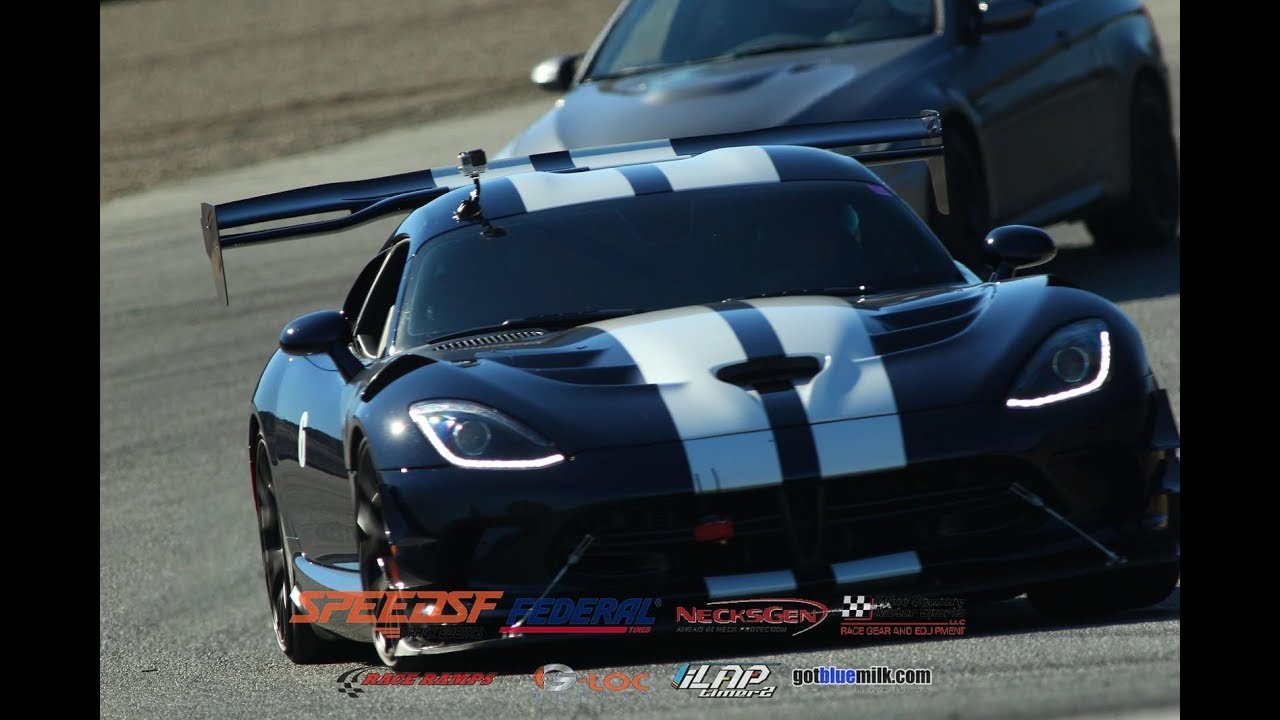 Viper ACR Laguna Seca Speed SF saturday warm up run