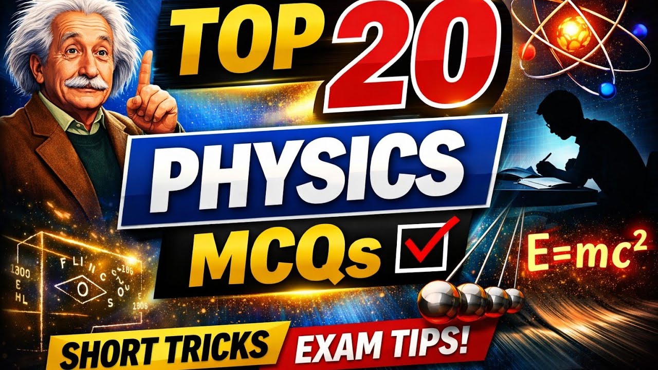 Top 20 Most Repeated Physics MCQs | Exam-Oriented Short Tricks | KPPSC, Lecturer, SST | #PhysicsMCQs