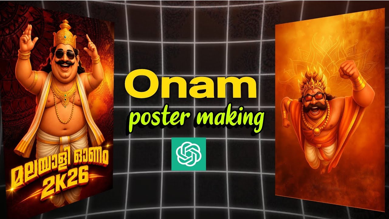 How to Create Onam Posters | Malayalam #msmalayali