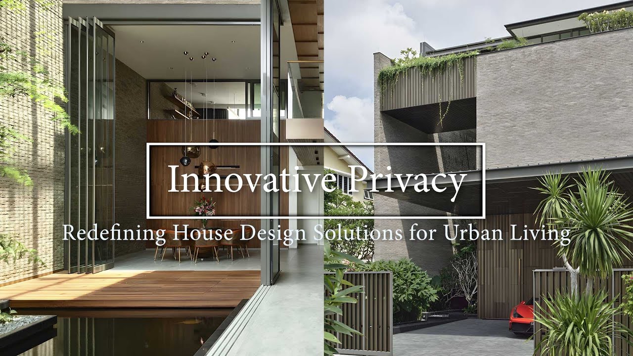 Innovative Privacy: Redefining House Design Solutions for Urban Living #housedesign #tropicalhouse