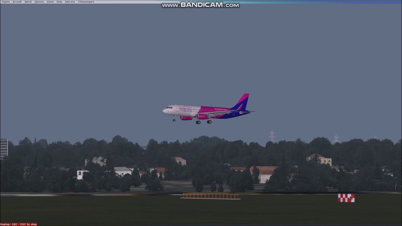 Wizzair A 320 Sharklet evening landing at Milan-Malpensa | #MyWizzAdventure