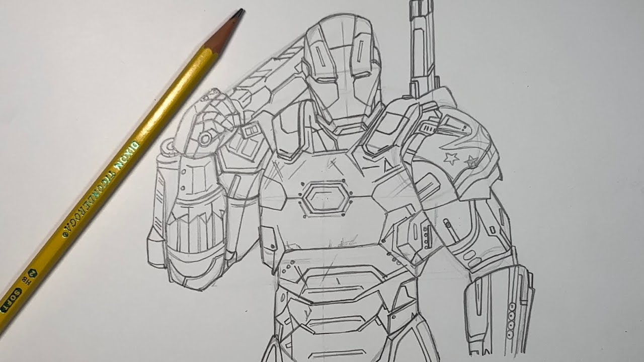 How To Draw WAR MACHINE From 