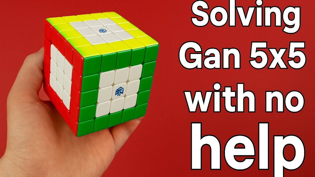Solving 5x5 with NO help