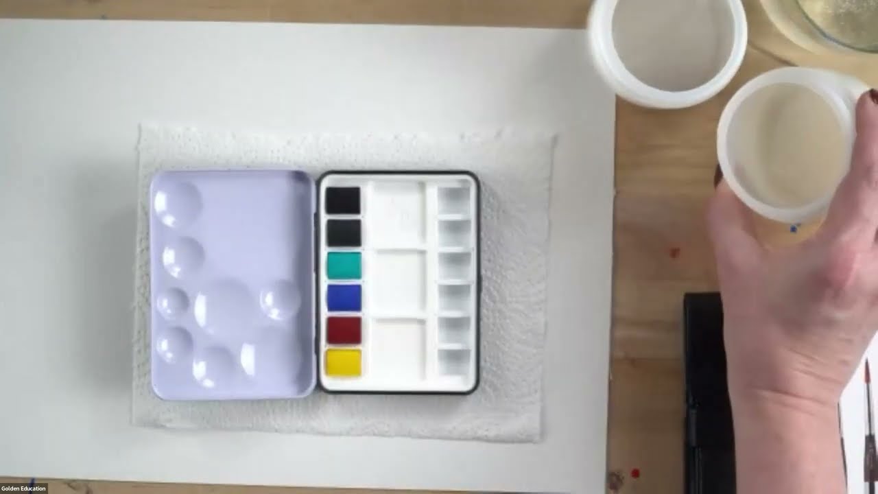 Urban Sketching & Color Mixing Techniques with QoR Modern Watercolors