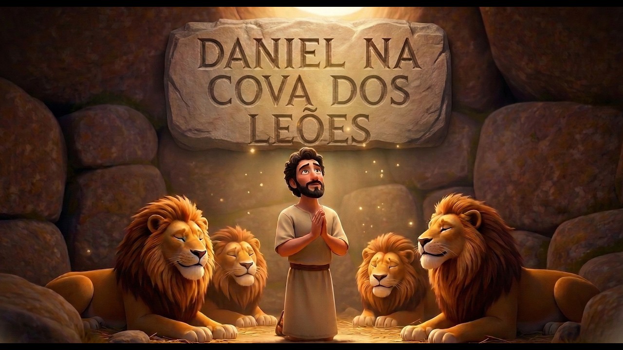 Daniel na Cova dos Leões | História Bíblica Animada para Crianças