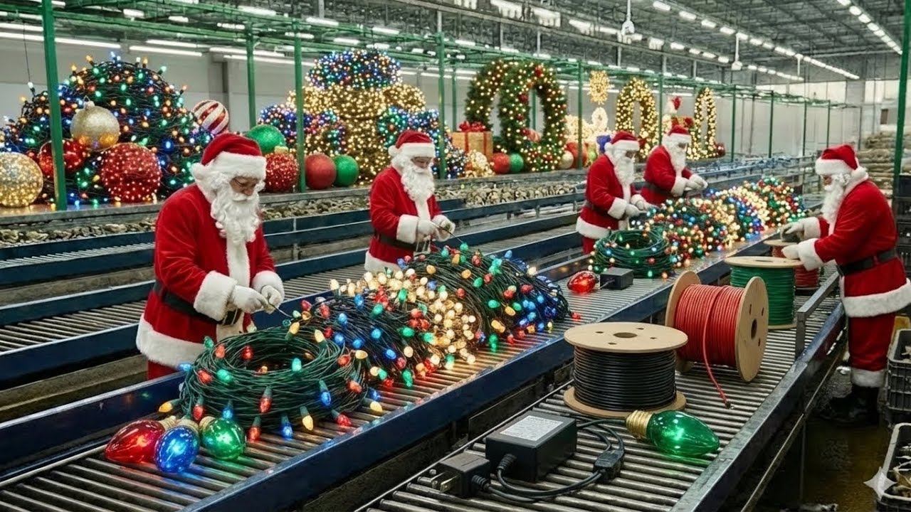 How It’s Made: LED String Lights Mass Production Process