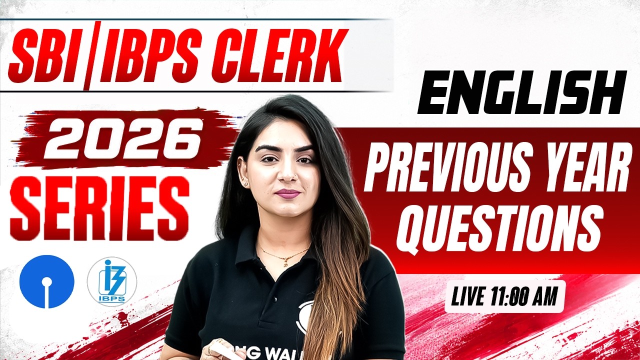 IBPS PO & SBI Clerk 2026 English Previous Year Questions | PYQ Practice | by Anchal Ma'am